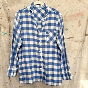 Serena & Lily Hyannis Linen Pajama Top